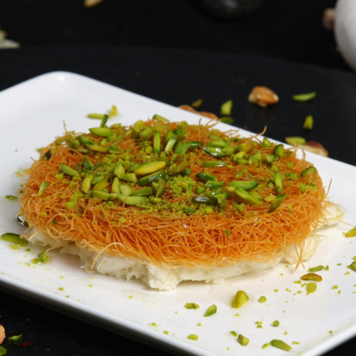 You are currently viewing Irresistible Pista Kunafa Recipe – A Royal, Crunchy Dessert Filled with Rich Flavours